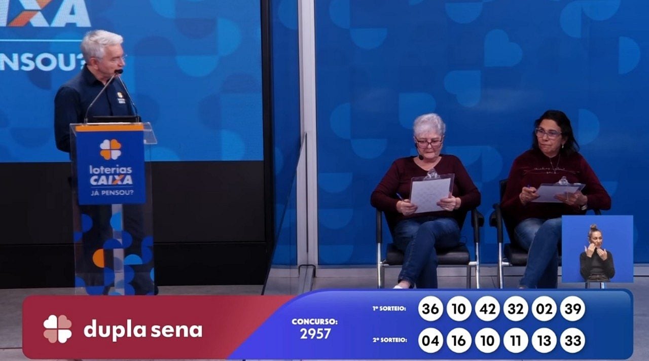 Resutado Dupla Sena 2957