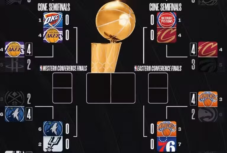 Semifinais da NBA - X.com/ NBA