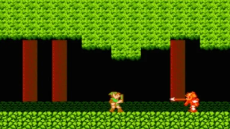 Zelda 2 - Reprodução