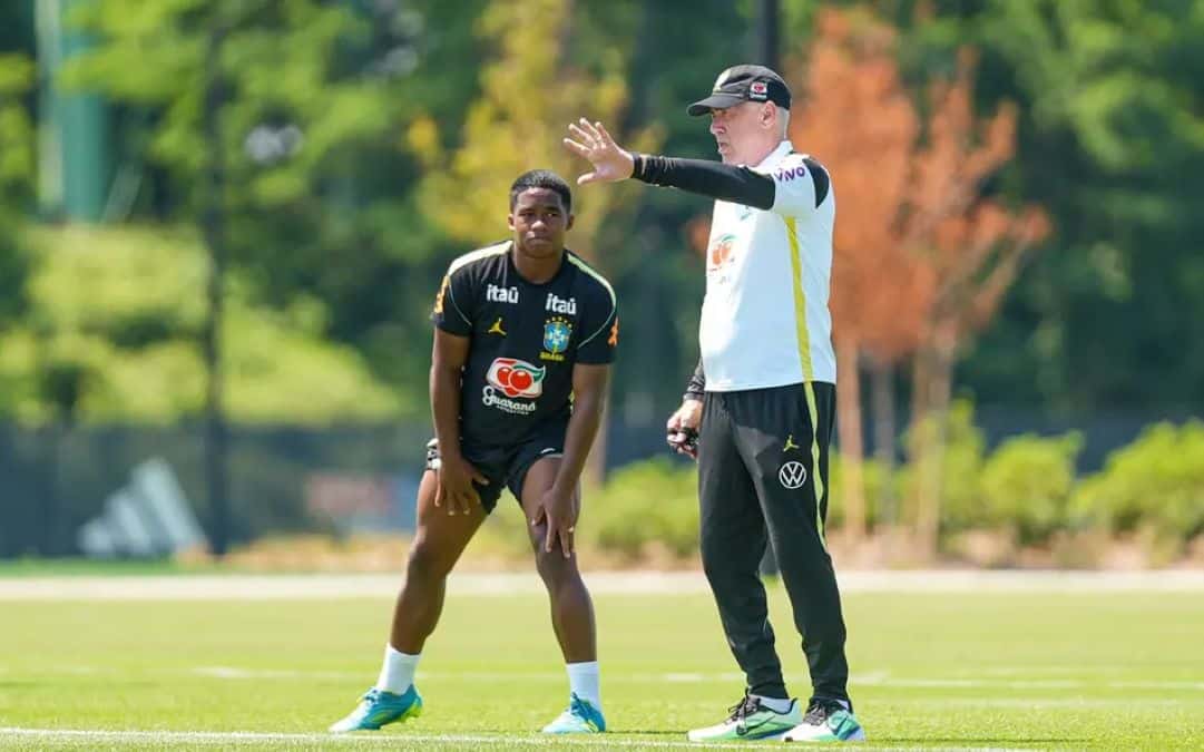 Ancelotti e Endrick