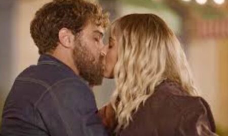 Beijo André Luiz Frambach e Ana Castela