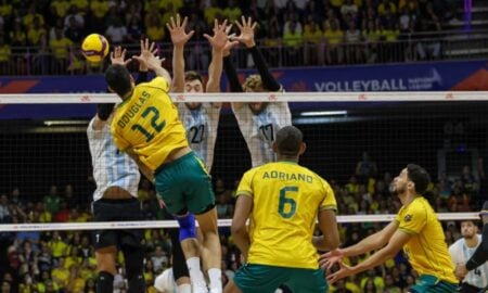 Brasil x Argentina Volei