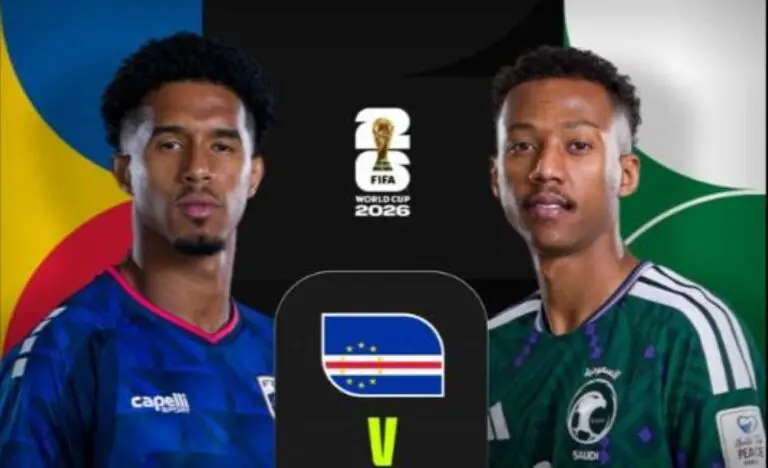 Cabo Verde x Arábia Saudita