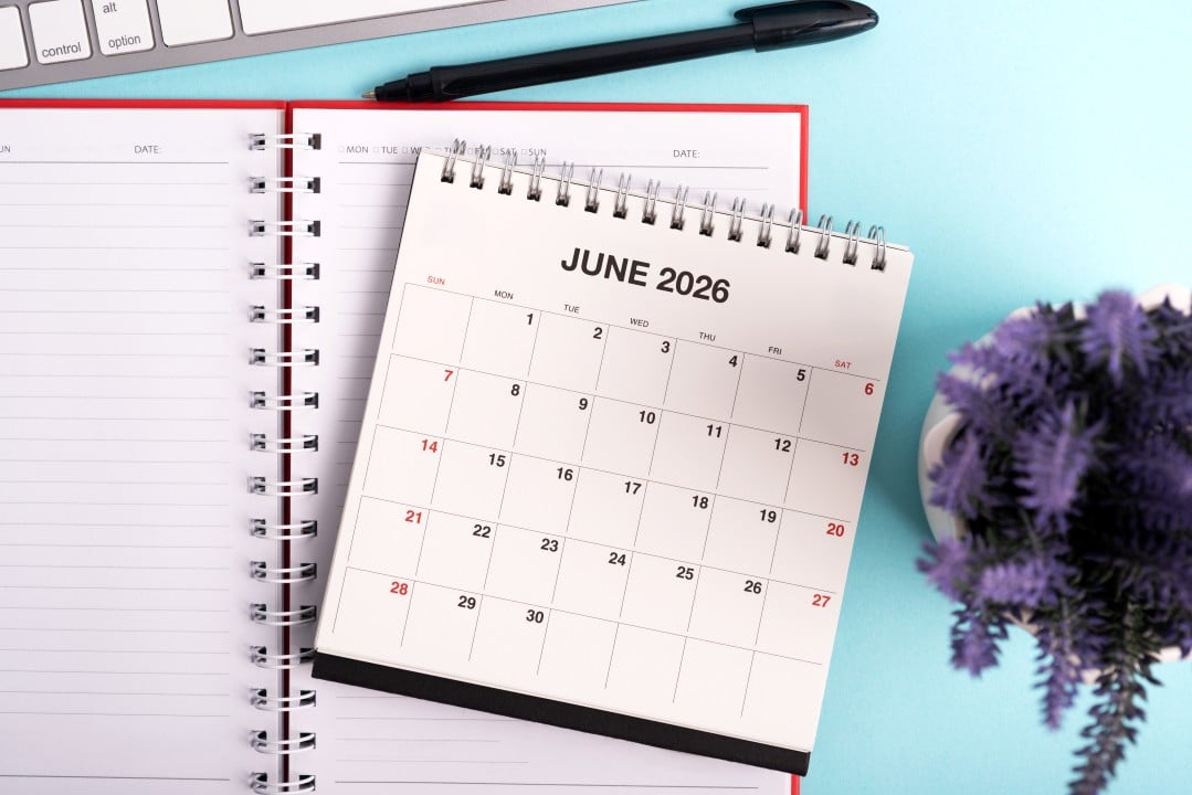 Calendário junho 2026