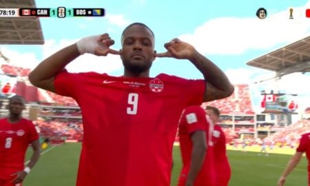 Canada empata a partida no segundo tempo