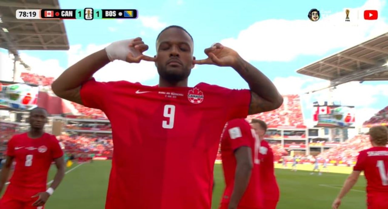 Canada empata a partida no segundo tempo