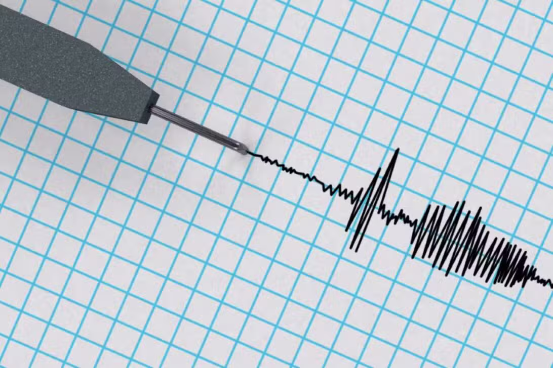 Caneta de atividade sísmica, terremoto