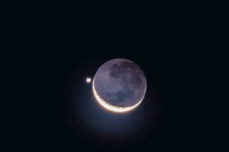 Conjunção Lua e Vênus