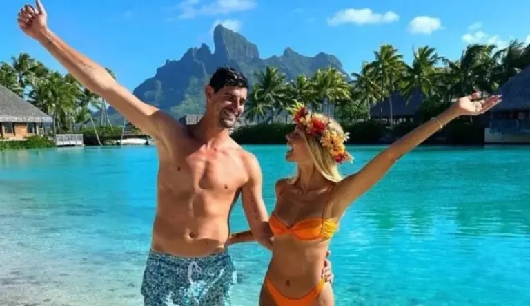 Courtois e Caroline, ex-namorada de De Bruyne