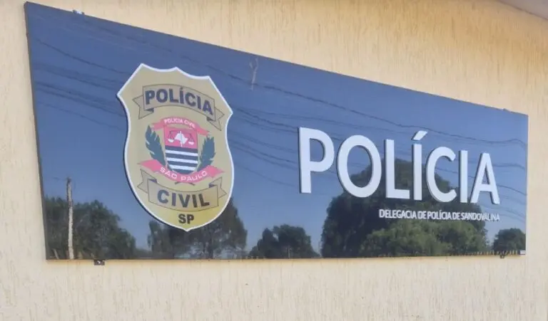 Delegacia da Polícia Civil, em Sandovalina