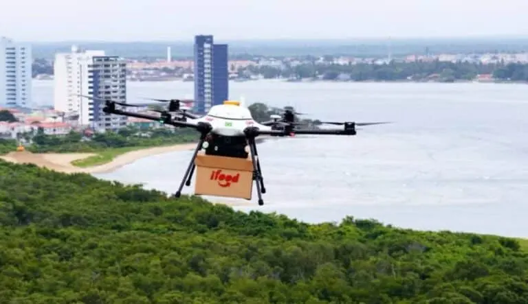 Drone do iFood