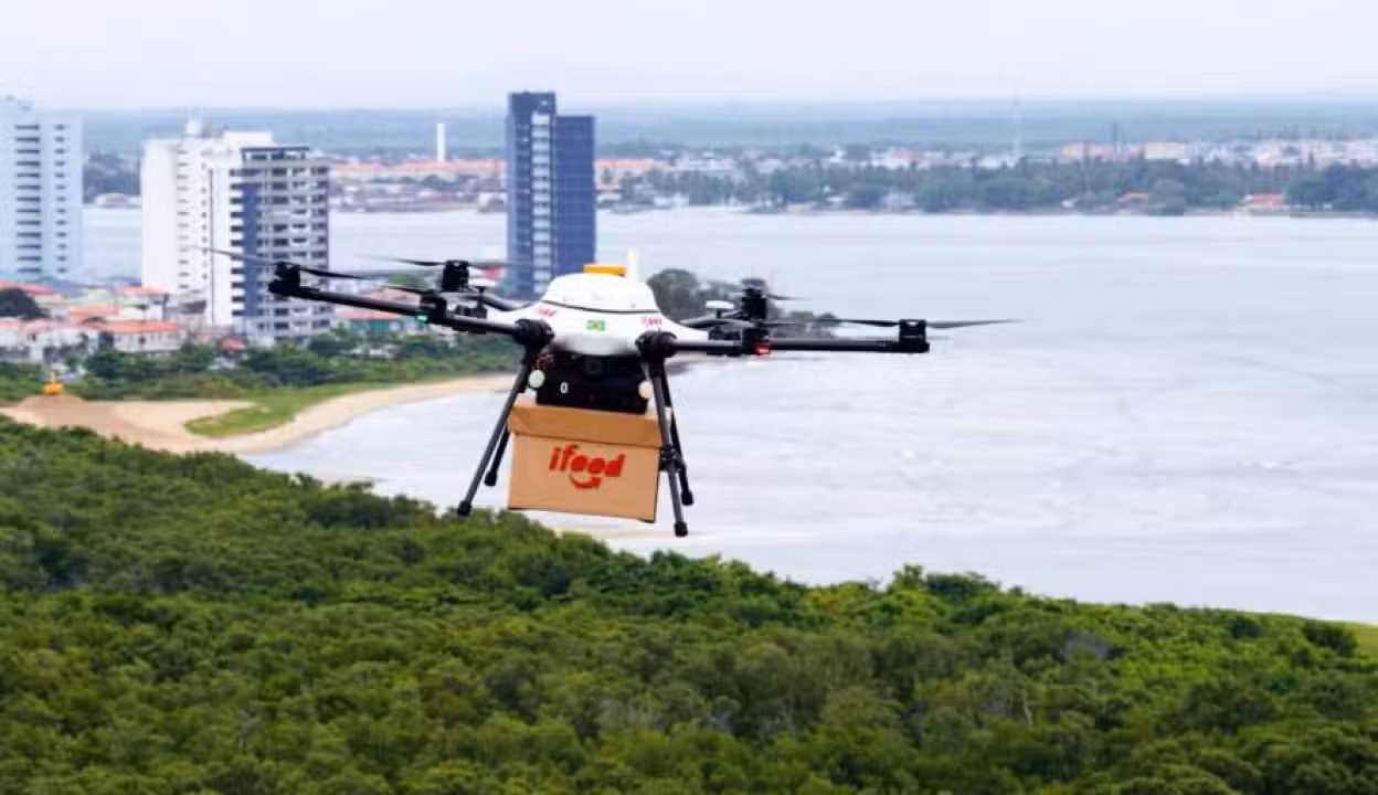 Drone do iFood