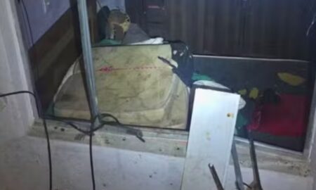 Explosão após vazamento de gás