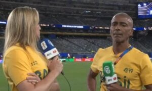 Fernanda Gentil e Romario