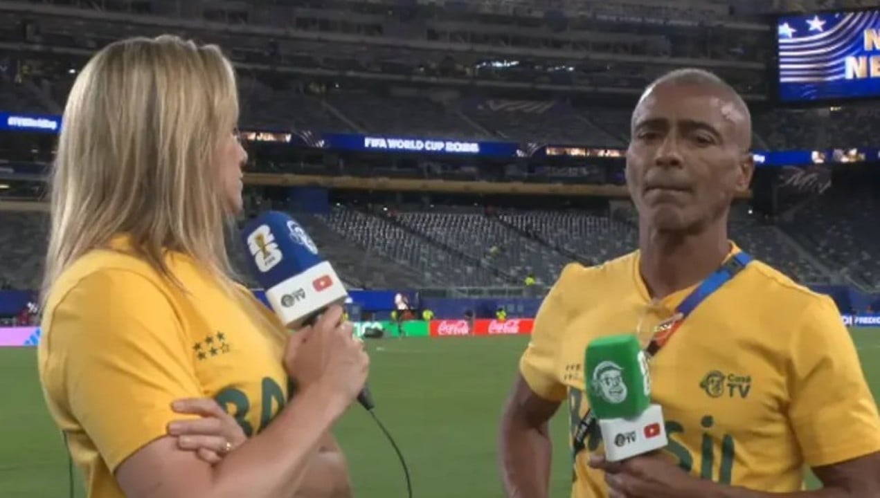 Fernanda Gentil e Romario