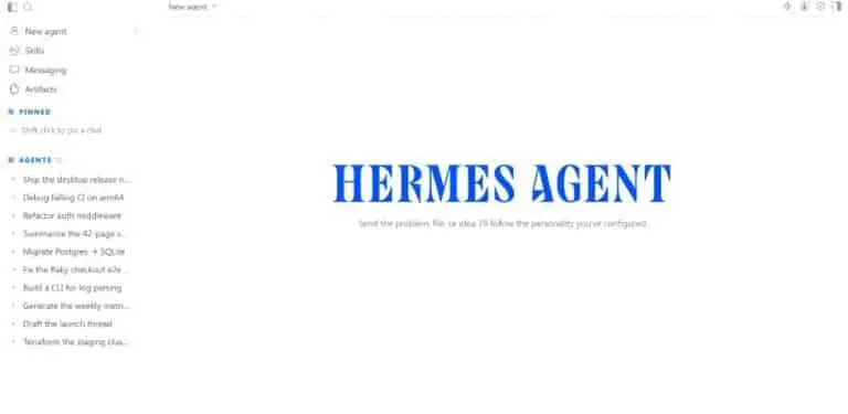 Hermes Desktop - Reprodução Nous Research