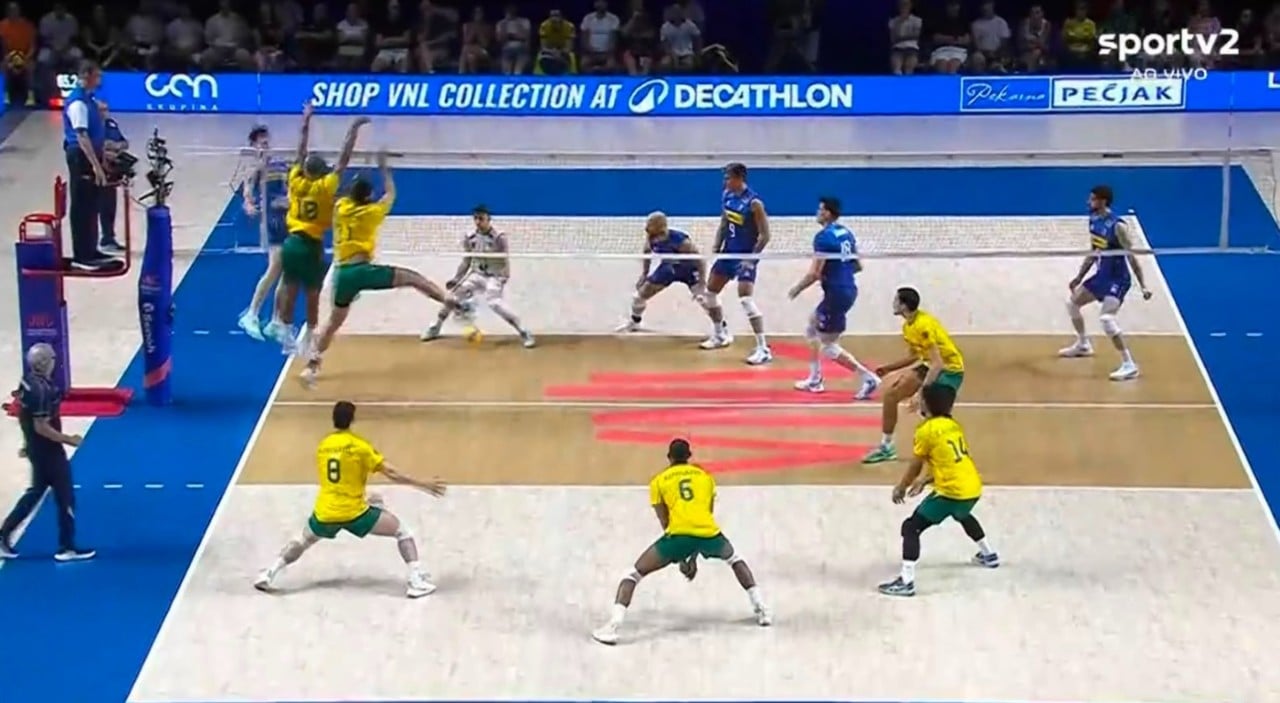 Italia x Brasil - VNL
