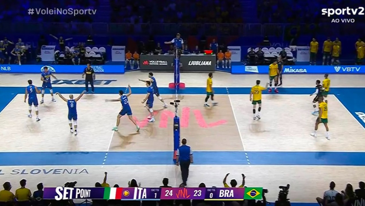 Italia x Brasil - Volei