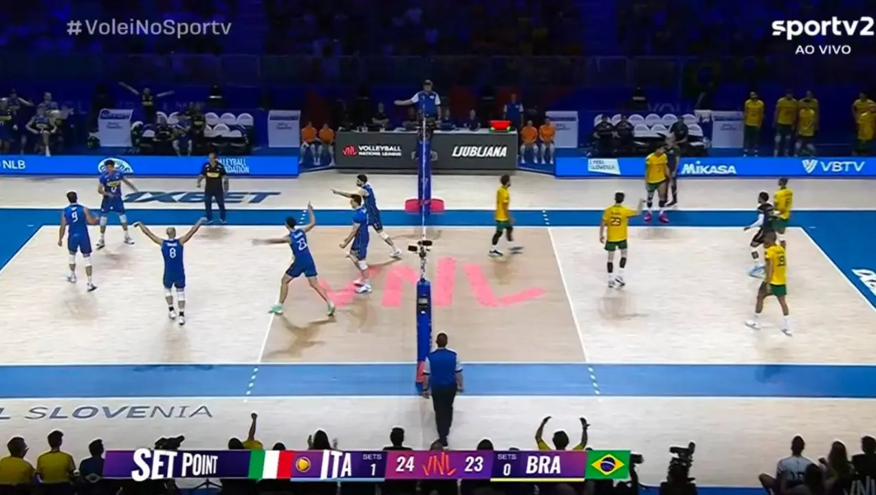 Italia x Brasil - Volei