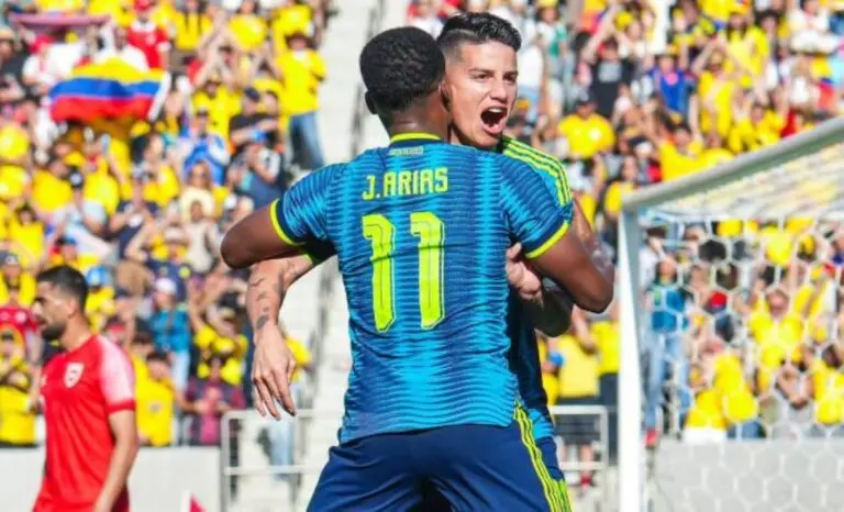 Jhon Arias e James Rodriguez