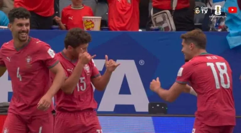João Neves marca o primeiro gol de Portugal na Copa do Mundo 2026