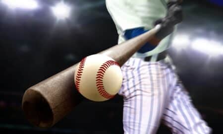 Jogador de beisebol, bastão