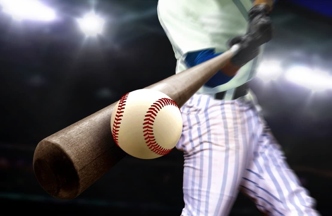 Jogador de beisebol, bastão