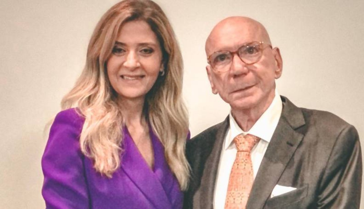 Leila Pereira e marido