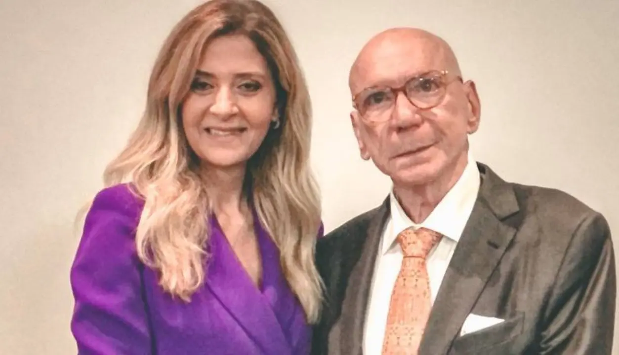 Leila Pereira e marido