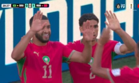 Marrocos abre o placar contra o Brasil