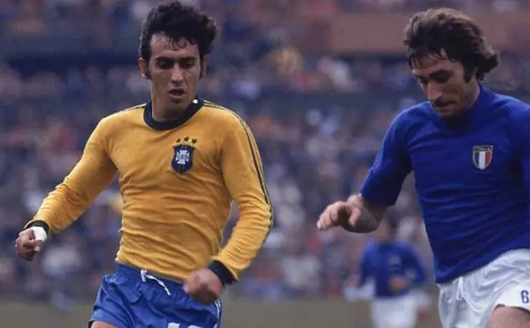 Nelinho durante a decisão do terceiro lugar da Copa de 78, no Monumental de Nuñez, em 24 de junho de 1978 - Arquivo CBF
