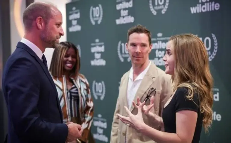 Principe William, Benedict Cumberbatch e Emma Watson