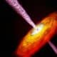 Quasar no espaço escuro