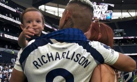 Richarlison, Amanda e Rick Jr