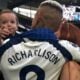 Richarlison, Amanda e Rick Jr