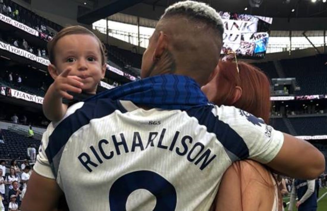 Richarlison, Amanda e Rick Jr