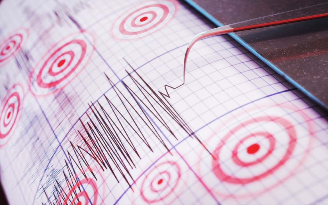 Terremoto, Máquina do medidor do sismógrafo do terremoto