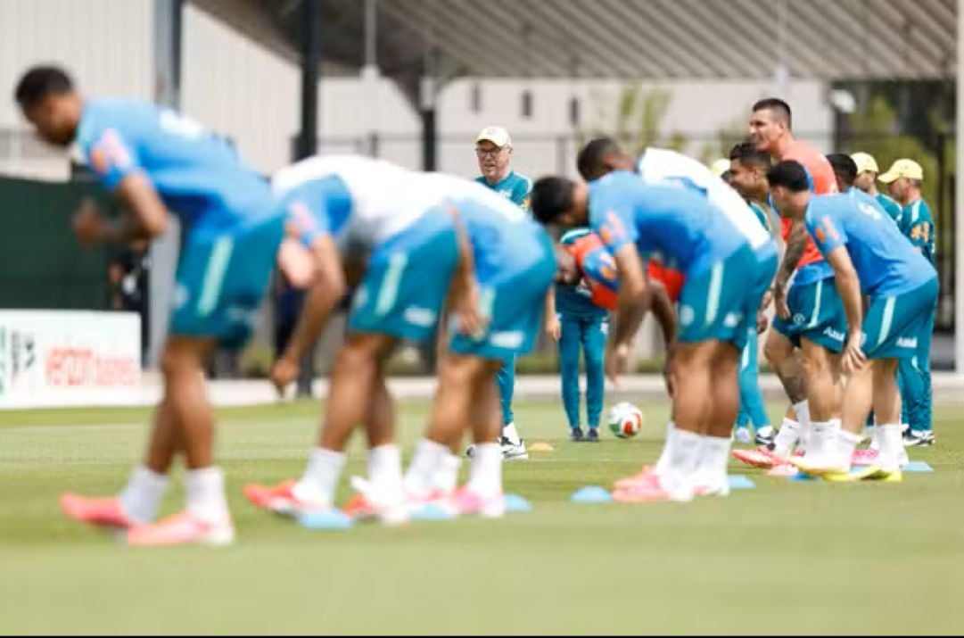 Treino da Seleção em Nova Jersey