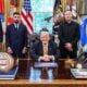 Trump e lutadores UFC