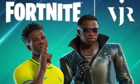 Vini Jr. no Fortnite