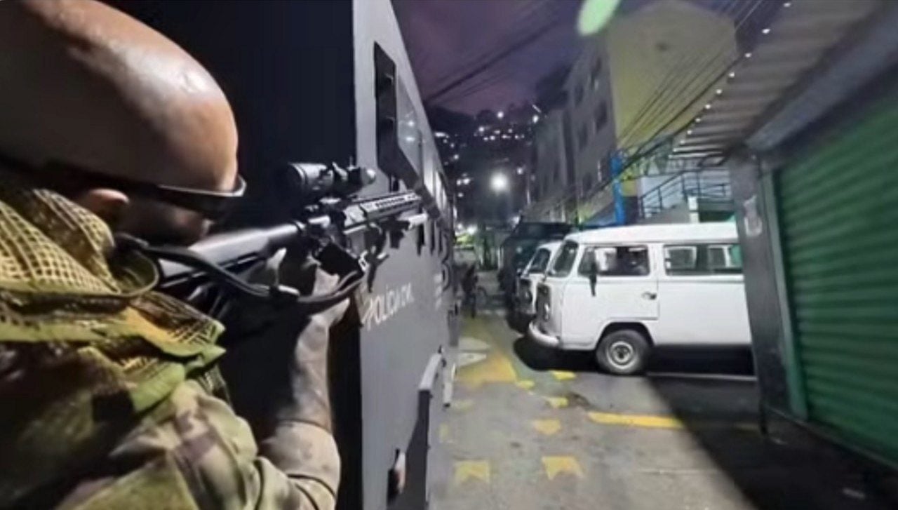 Agente da Core na operação no Santa Marta -Foto: Divulgação/PCERJ