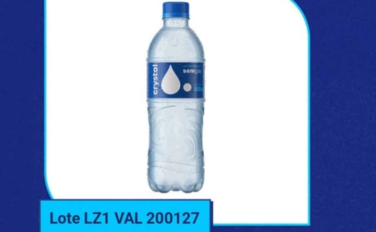 Anvisa suspende comercialização de lote da água Crystal - @anvisaoficial