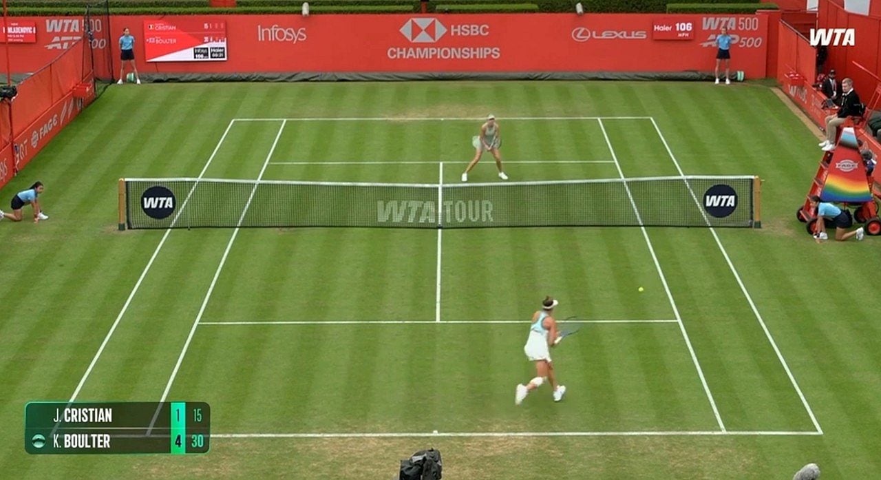 Boulter defeats Cristian at Queen's to make eighth grass-court quarterfinal - WTA