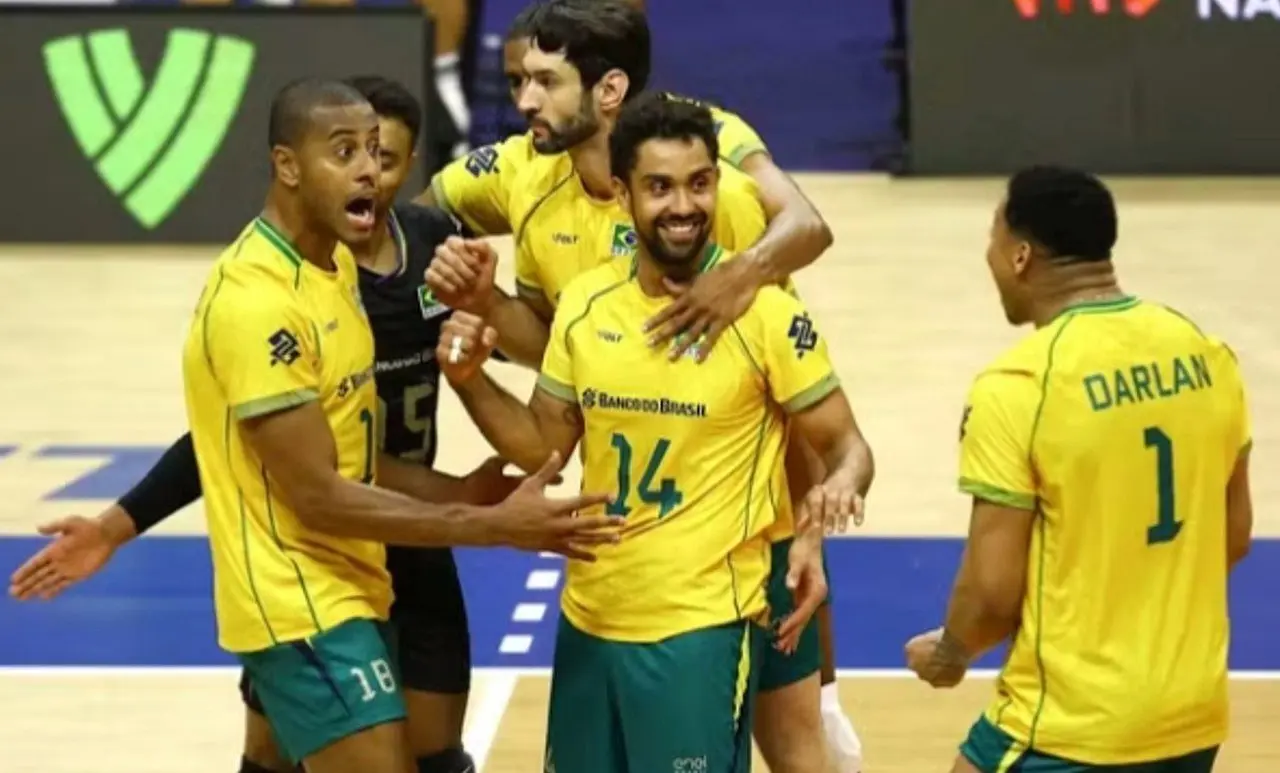 Brasil Volei Masculino - Foto: VNL