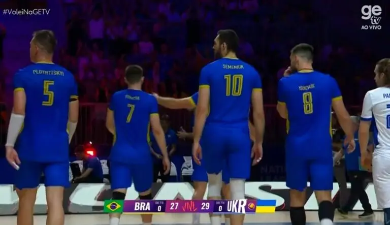 Brasil x Ucrania - Primeiro Set