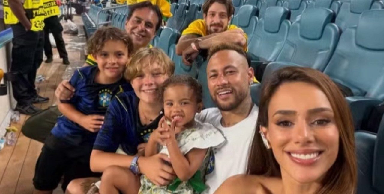 Bruna Biancardi no jogo do Brasil - Instagram