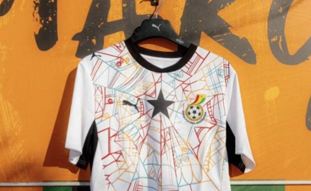 Camisa da seleção de Gana - Divulgação/The Athletic