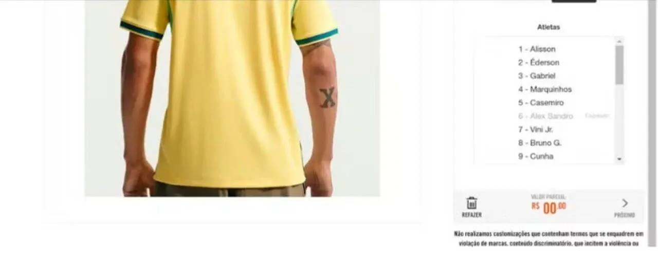 Nationalmannschaftstrikot zum Personalisieren – Reproduktion/Nike