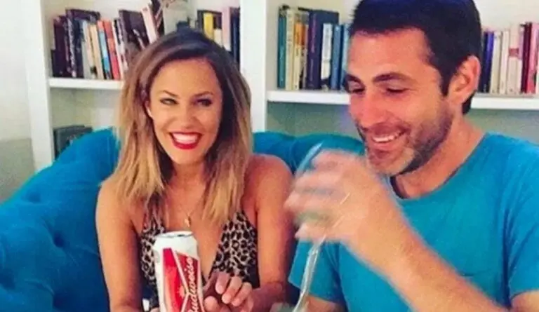 Caroline Flack e irmão - Instagram