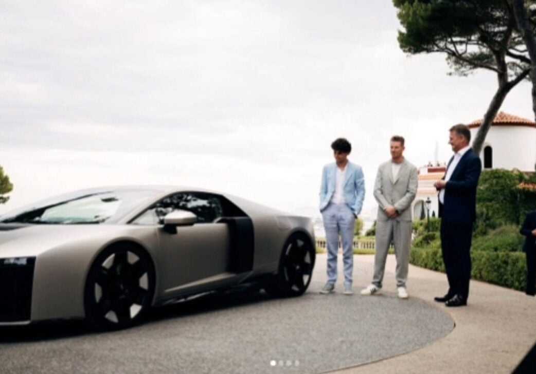 CEO da Audi, Gabriel Bortoleto e Nico Hülkenberg - Instagram